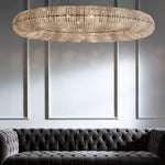 Halo Crystal Round Chandelier 32"