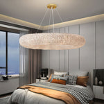 Halo Crystal Round Chandelier 59"