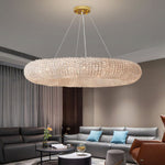 Halo Crystal Round Chandelier 32"