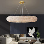 Halo Crystal Round Chandelier 59"
