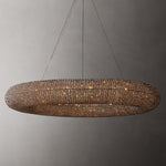 Halo Crystal Round Chandelier 72"