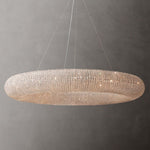 Halo Crystal Round Chandelier 72"
