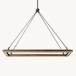 Pervalor Forged Rectangular Chandelier