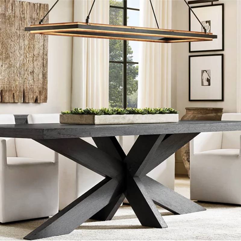 Pervalor Forged Rectangular Chandelier