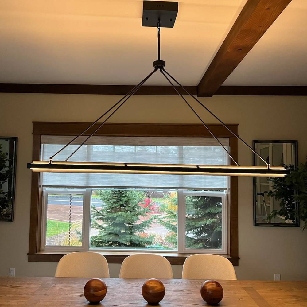 Pervalor Forged Rectangular Chandelier