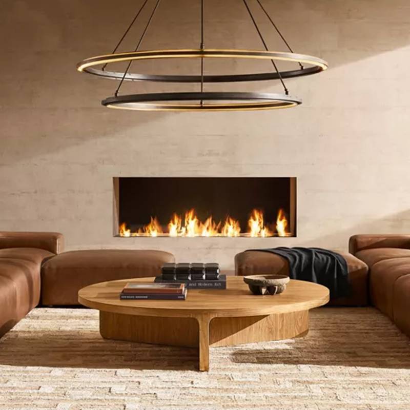 Pervalor Two-Tier Round Chandelier 60"