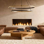 Pervalor Two-Tier Round Chandelier 60"