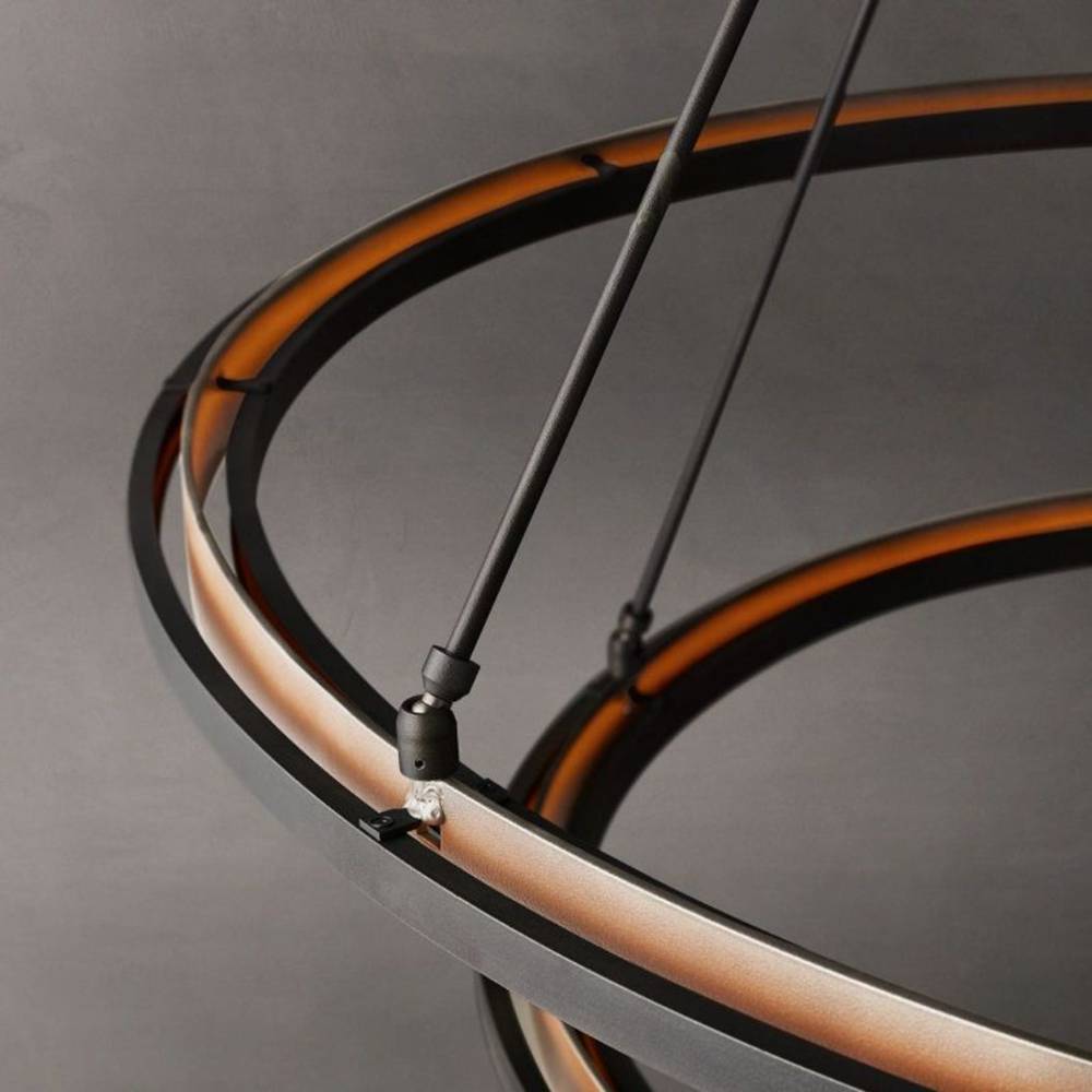 Pervalor Two-Tier Round Chandelier 60"