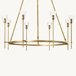 Torchis Round Chandelier 46"