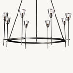 Torchis Round Chandelier 46"