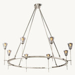 Torchis Round Chandelier 46"