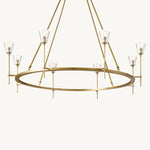 Torchis Round Chandelier 58"
