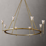 Torchis Round Chandelier 58"