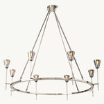 Torchis Round Chandelier 58"