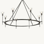 Torchis Round Chandelier 58"