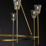 Torchis Round Chandelier 46"