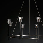 Torchis Round Chandelier 58"
