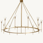 Torchis Round Chandelier 70"
