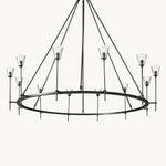 Torchis Round Chandelier 70"