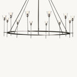 Torchis Round Chandelier 70"
