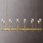 Torchis Rectangular Chandelier 54"