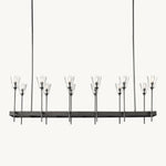 Torchis Rectangular Chandelier 54"