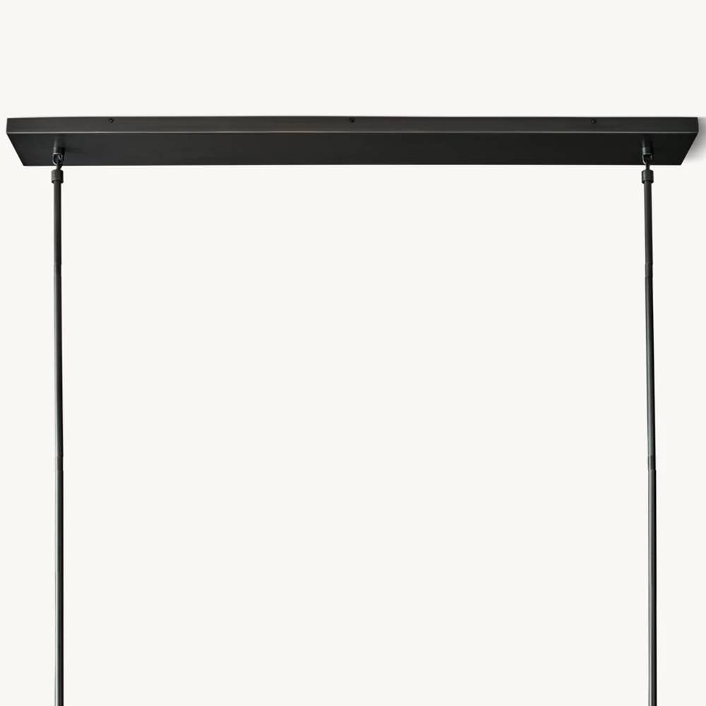 Torchis Rectangular Chandelier 67"