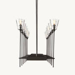 Torchis Rectangular Chandelier 54"