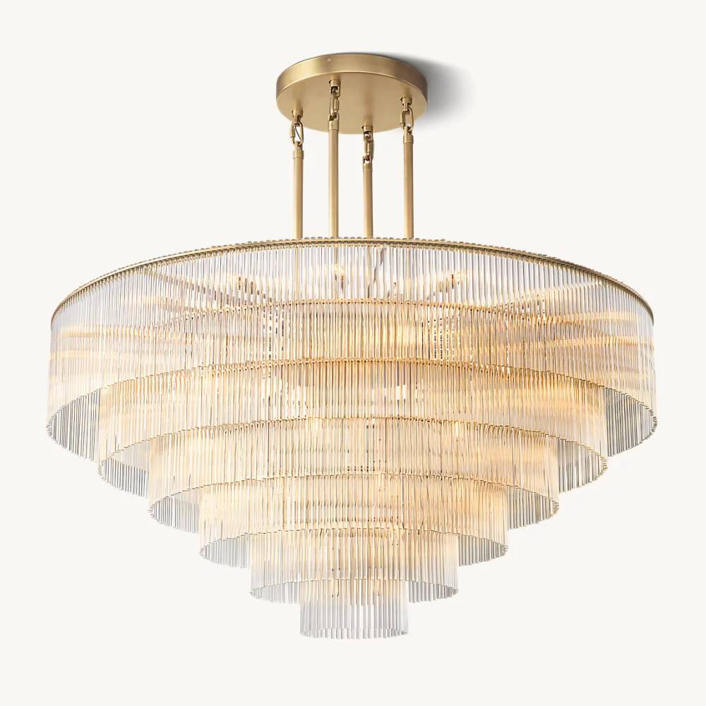 Aventis Round Chandelier 60"