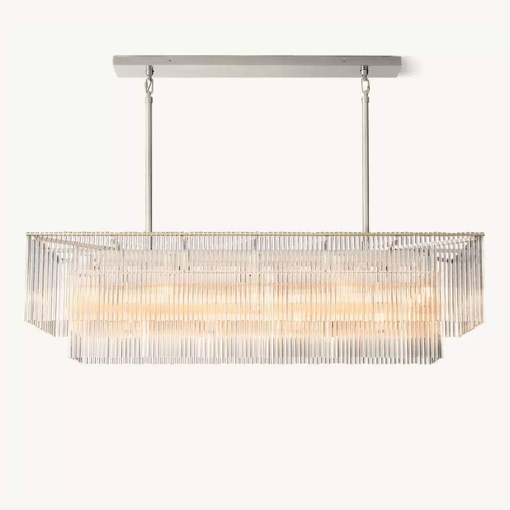 Aventis Rectangular Chandelier 54"