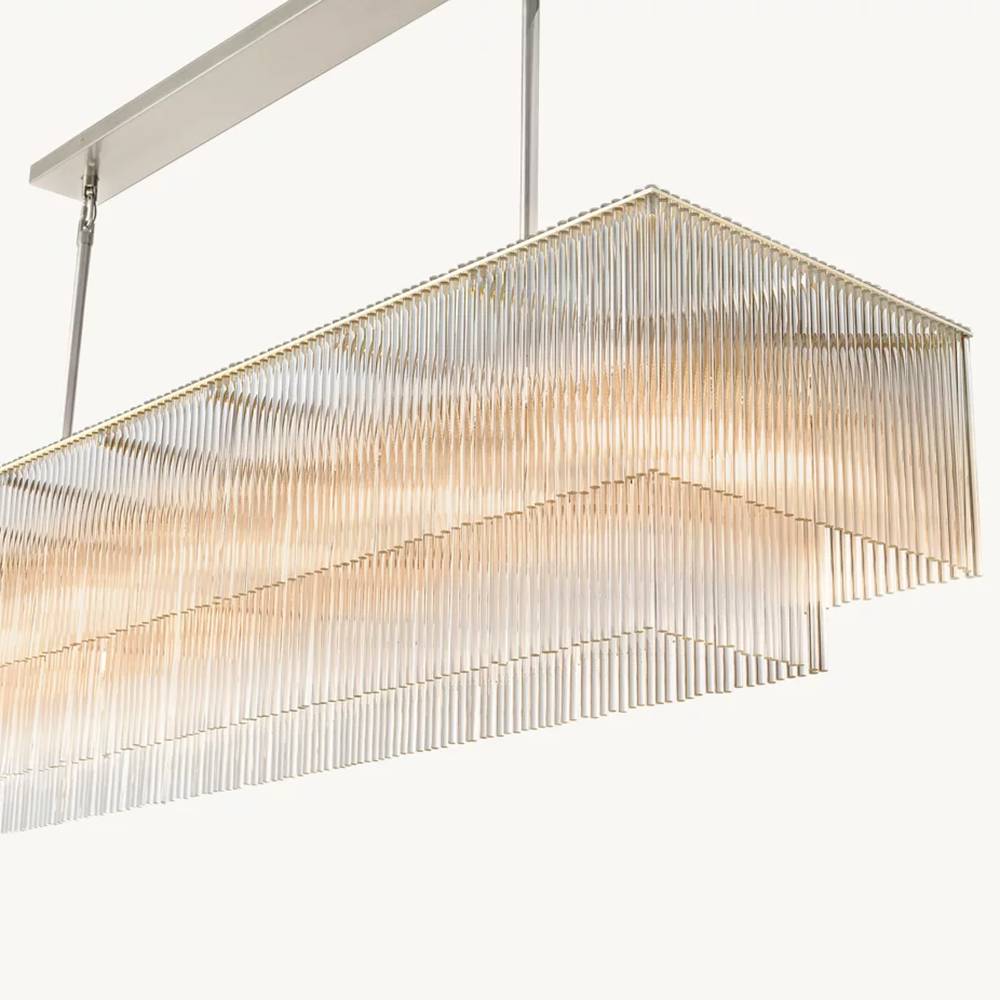 Aventis Rectangular Chandelier 54"