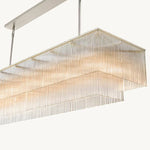 Aventis Rectangular Chandelier 54"