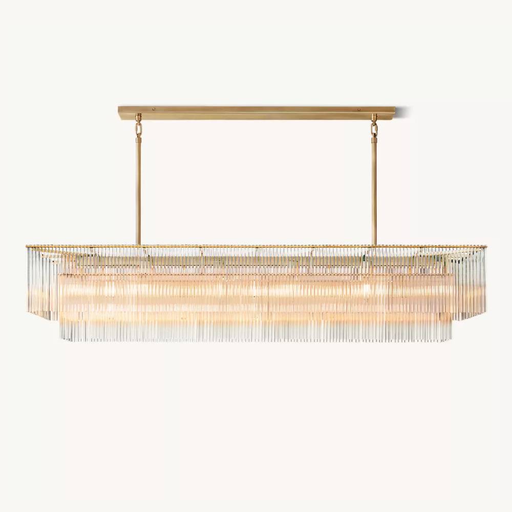 Aventis Rectangular Chandelier 72"