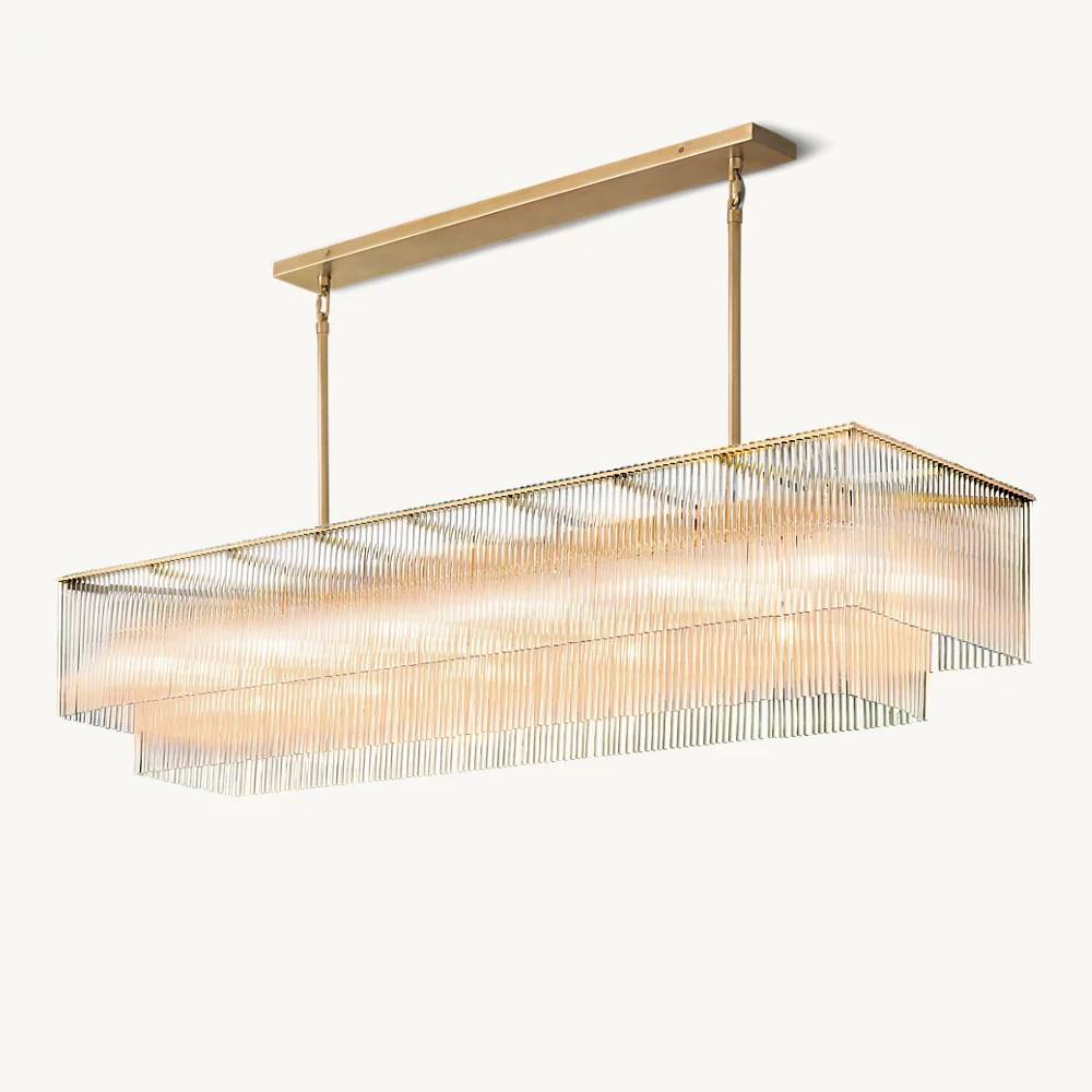Aventis Rectangular Chandelier 72"