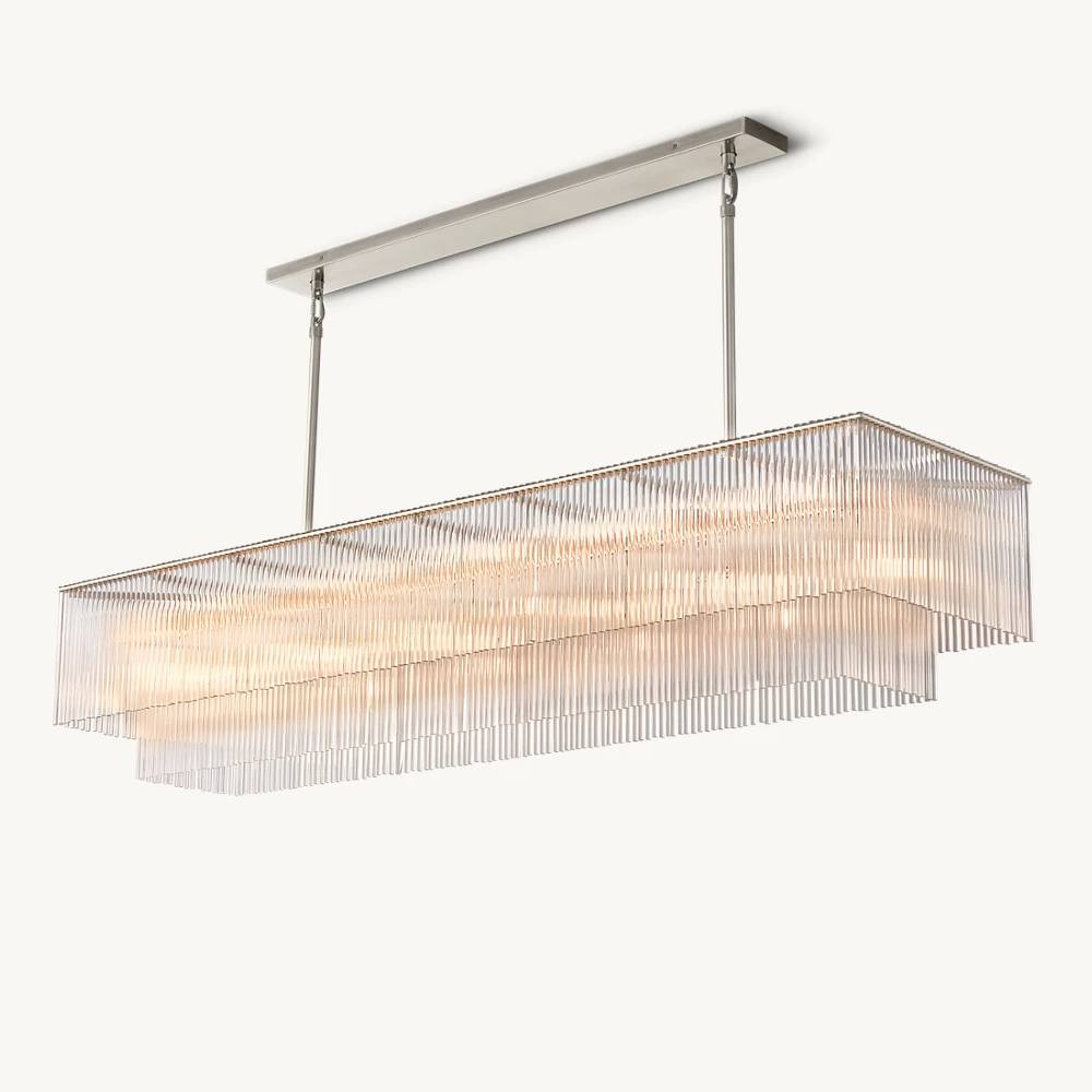 Aventis Rectangular Chandelier 72"