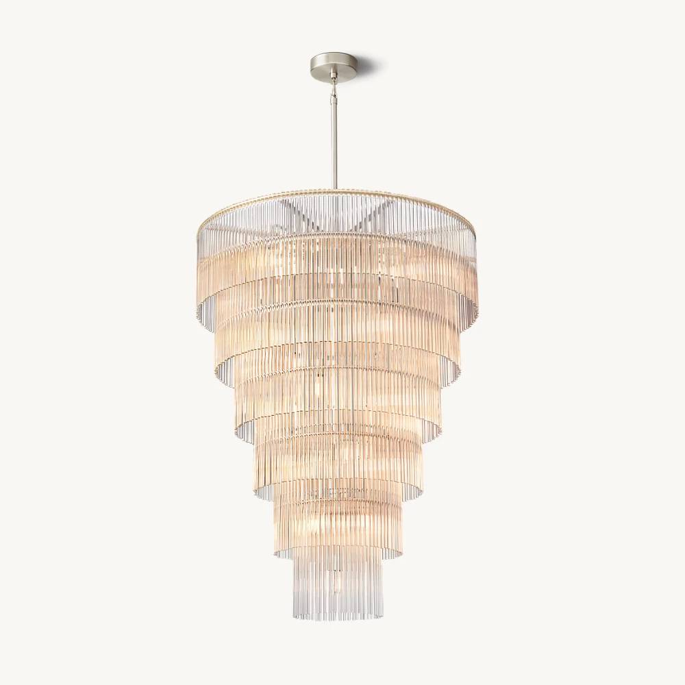 Aventis Grand Glass Chandelier 36"