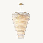 Aventis Grand Glass Chandelier 36"