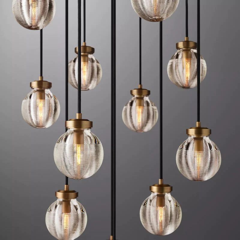 Pevaris Round Chandelier 38"
