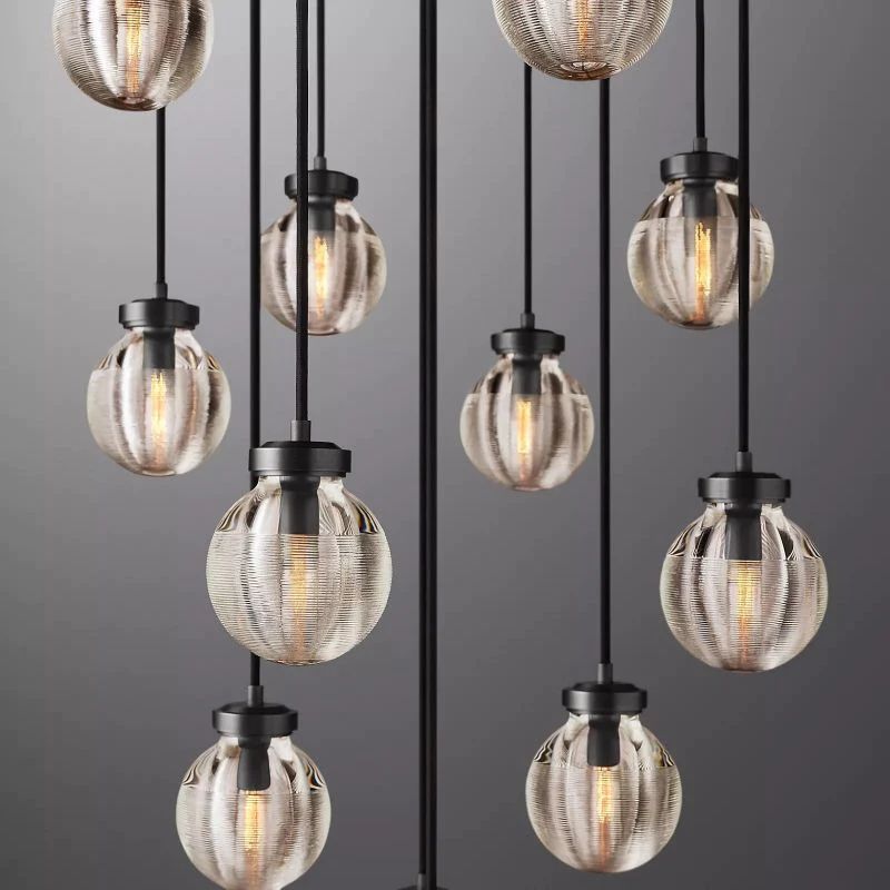 Pevaris Round Chandelier 38"