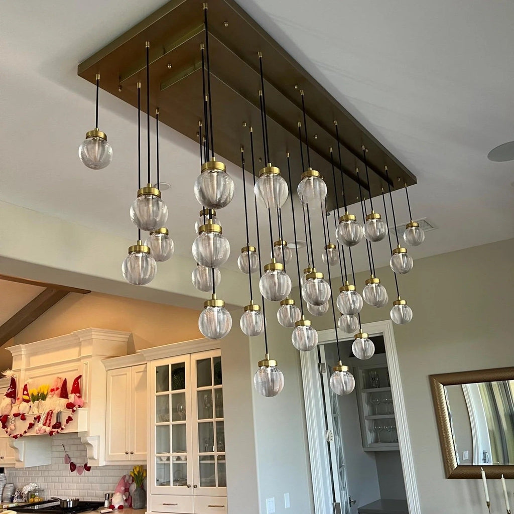 Pevaris Rectangle Chandelier 72"