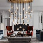 Pevaris Round Chandelier 38"