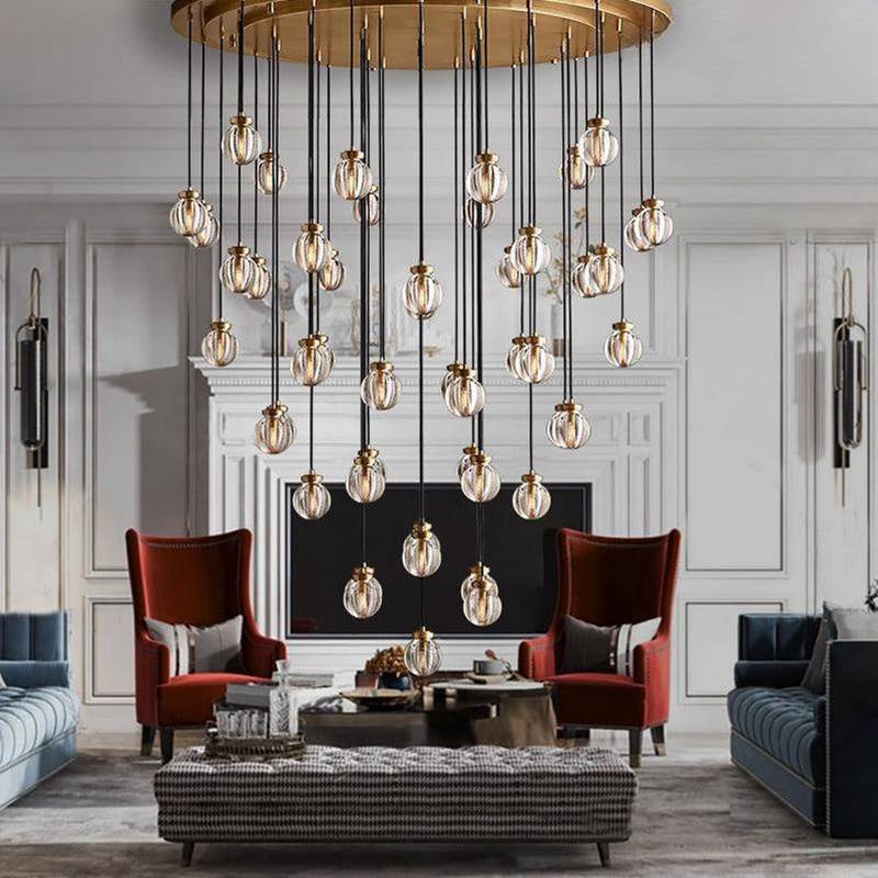 Pevaris Round Chandelier 60"