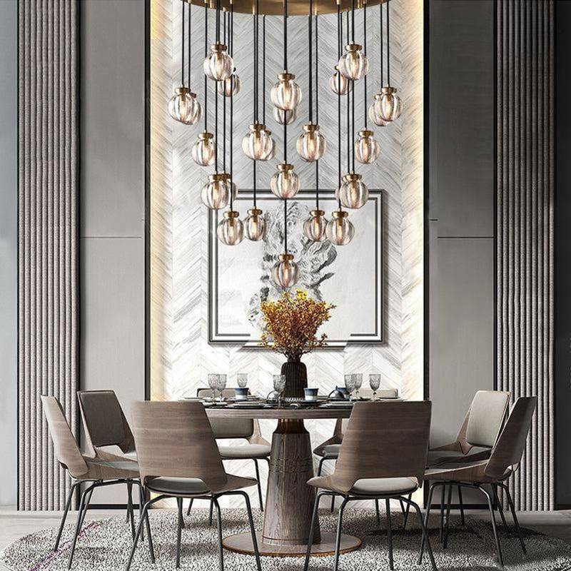 Pevaris Round Chandelier 60"