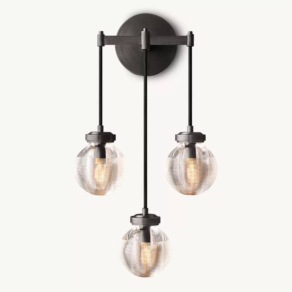 Pevaris Triple Wall Sconce