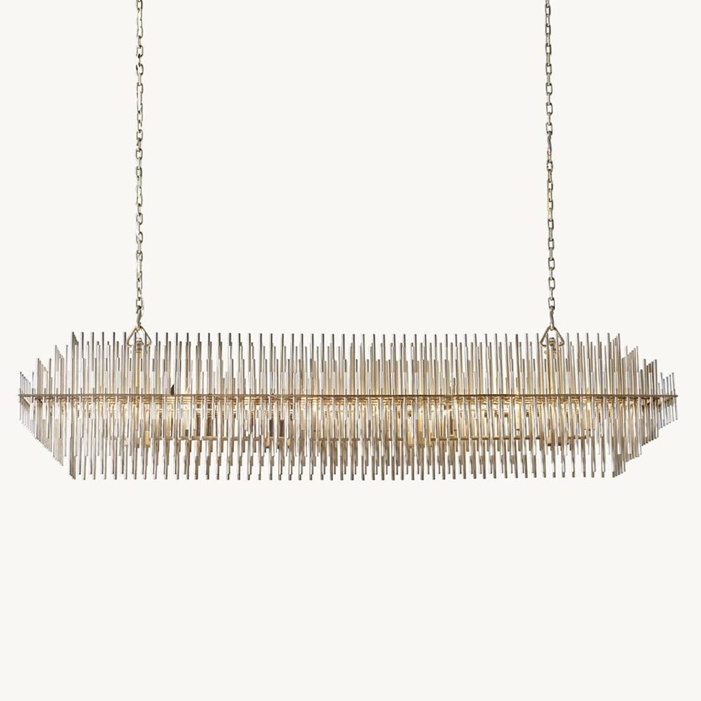 Elrion Rectangular Chandelier 54"