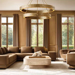 Voulent Two-Tier Round Chandelier 48"