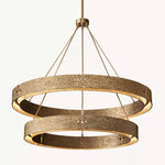 Voulent Two-Tier Round Chandelier 60"