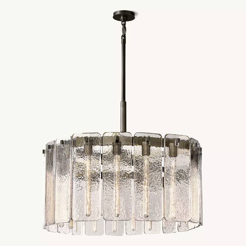 Calvette Glass Round Chandelier 36"