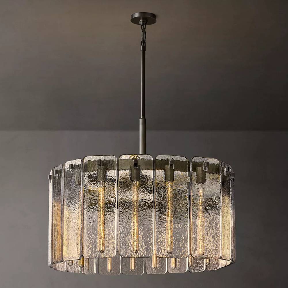 Calvette Glass Round Chandelier 36"