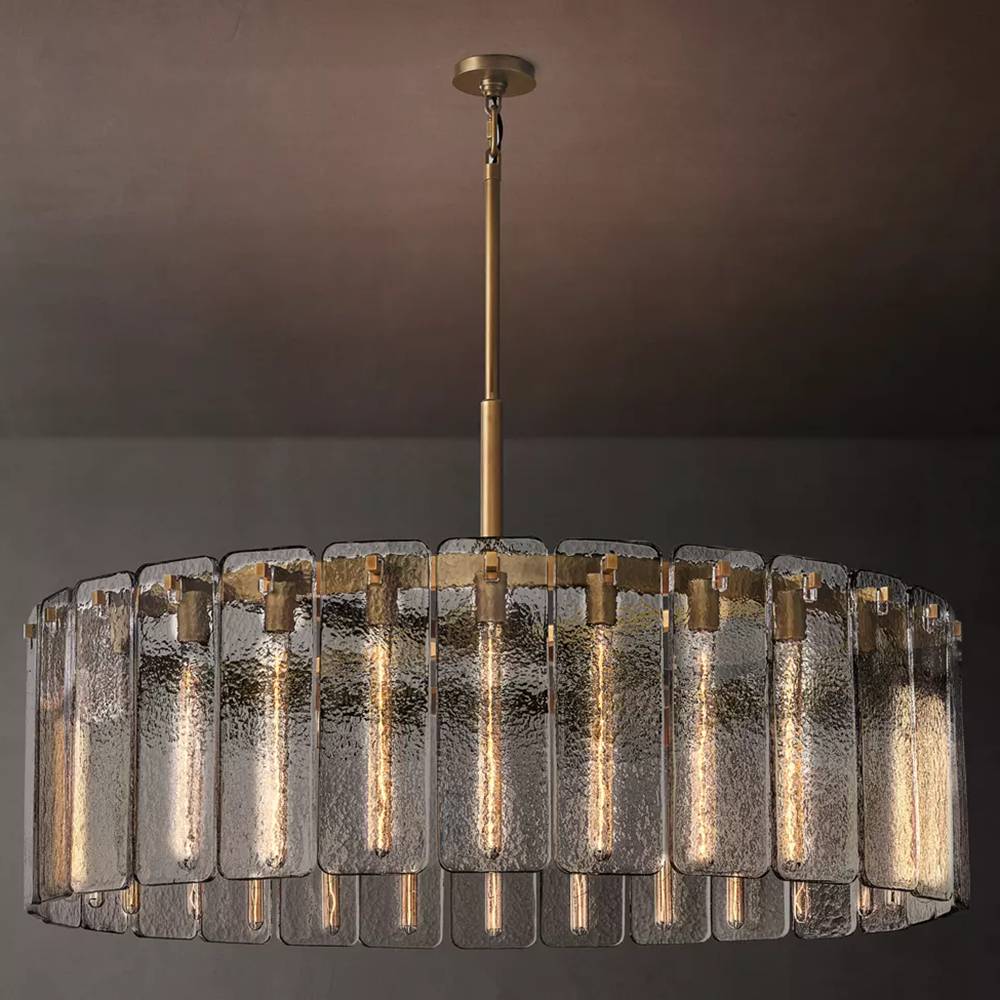 Calvette Glass Round Chandelier 48"